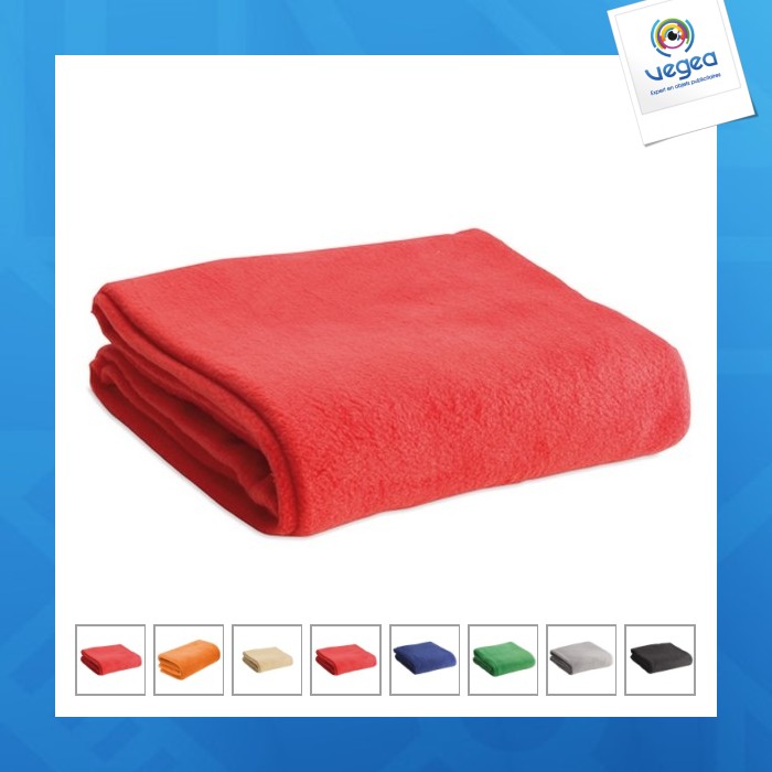Couverture polaire avec logo