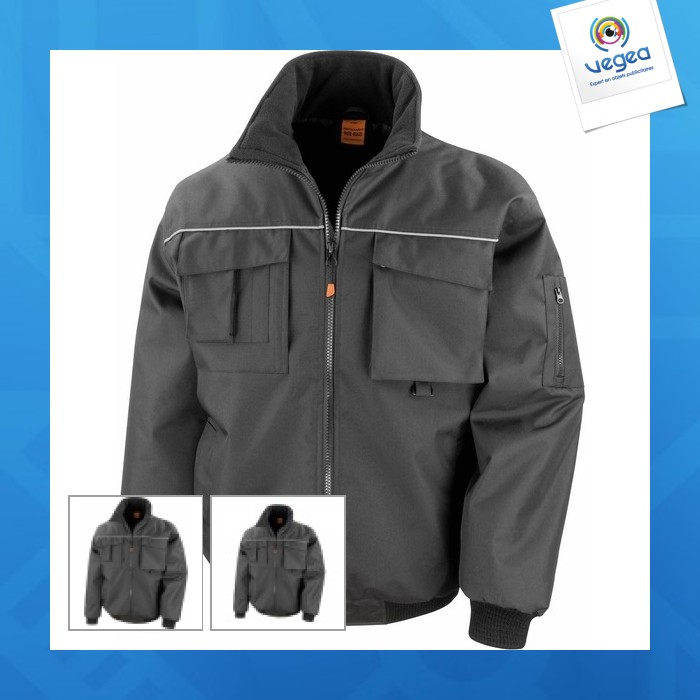 Veste personnalisée pilote work guard - sabre result