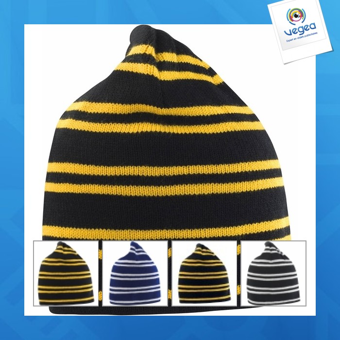 Bonnet « team » réversible result