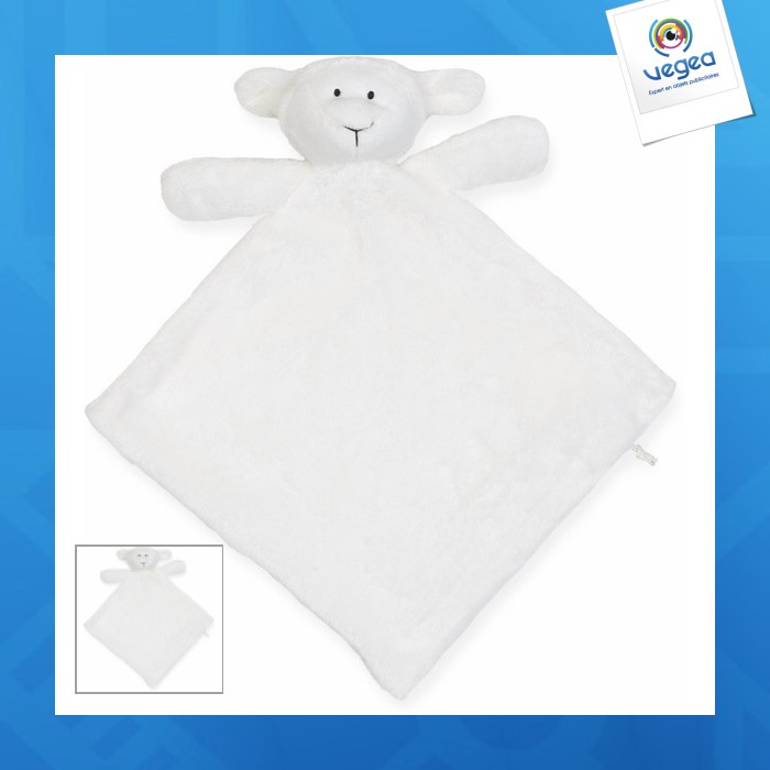 Doudou plat personnalisable agneau mumbles