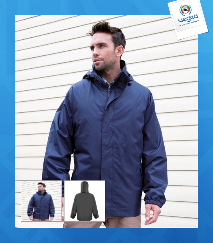 Coupe-vent personnalisé 3 en 1 avec bodywarmer