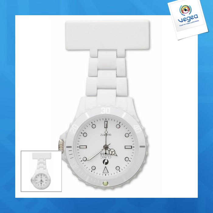 Montre infirmière analogique personnalisable