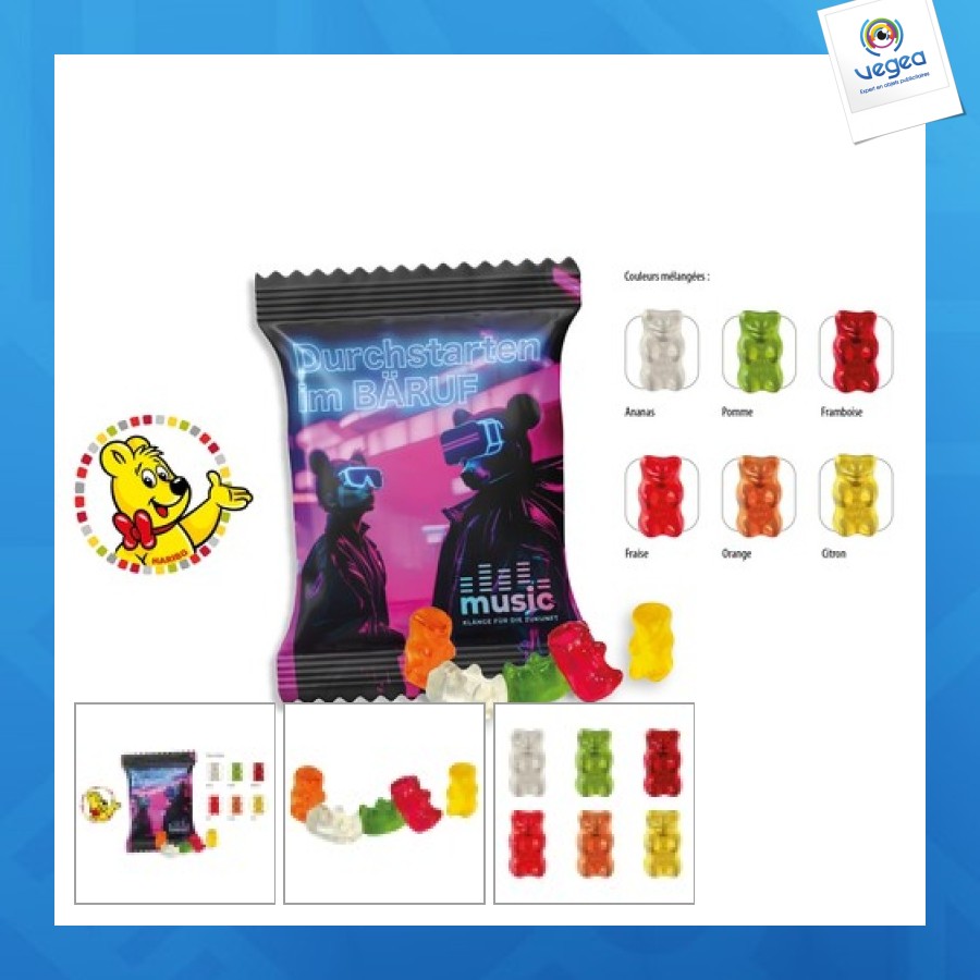Haribo mini-oursons d'or en sachet promo