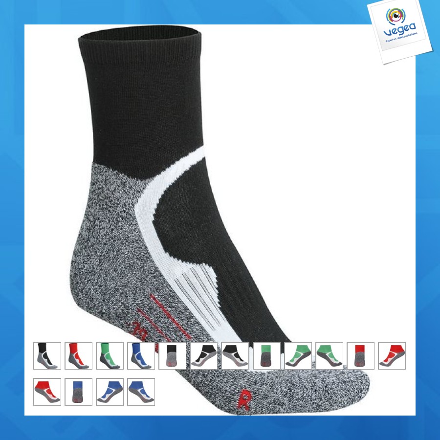Chaussettes de sport personnalisables - james nicholson