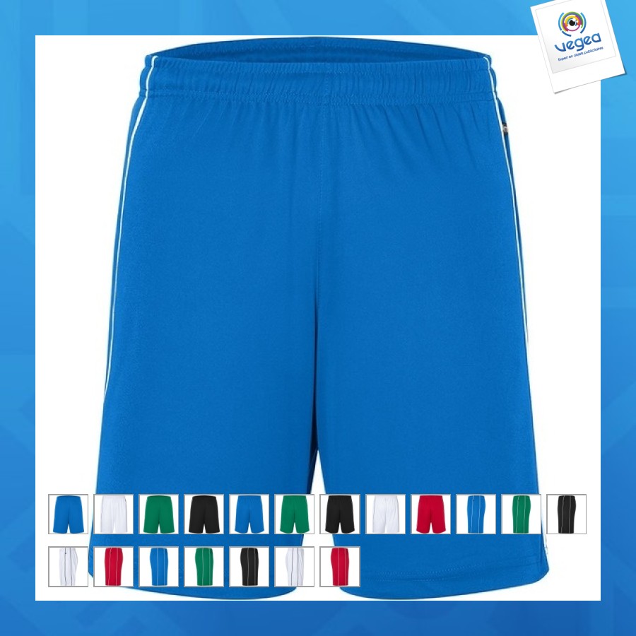Short personnalisé sport homme - james nicholson