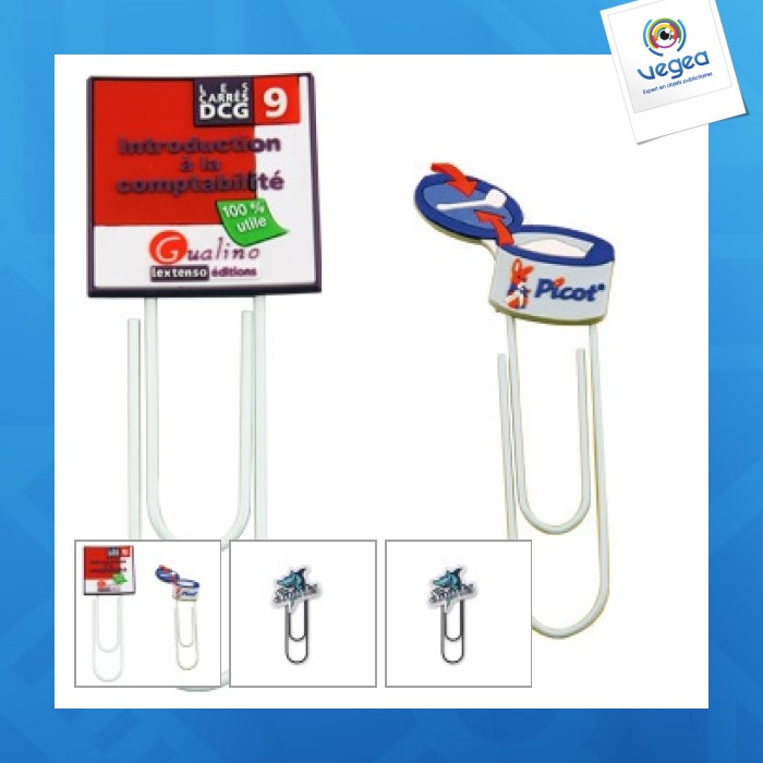 Marque-page promotionnel pvc sur-mesure