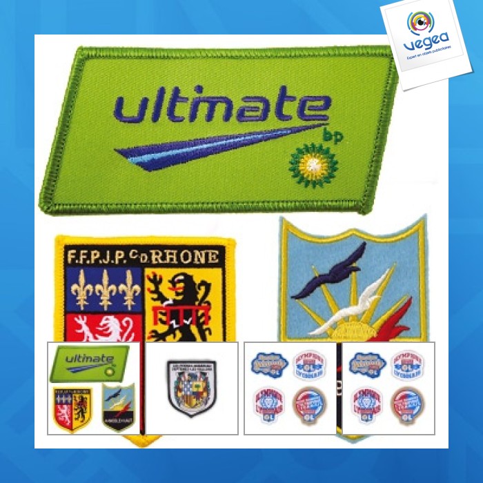 Ecusson publicitaire brodé 5cm