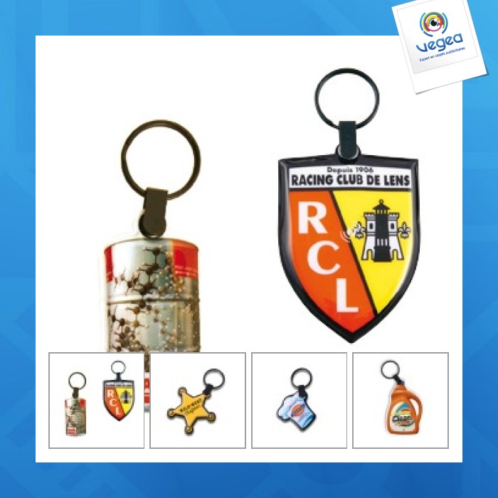 Porte-clés pvc flex promotionnel