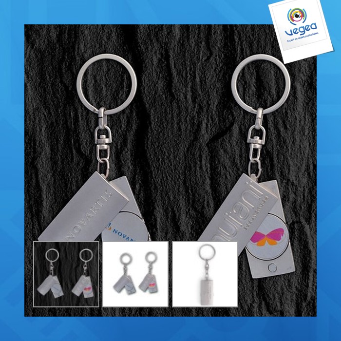 Porte-clés personnalisable jeton totem