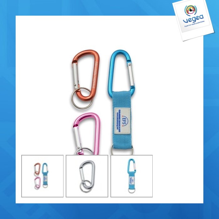 Porte-clés carabiner 60mm