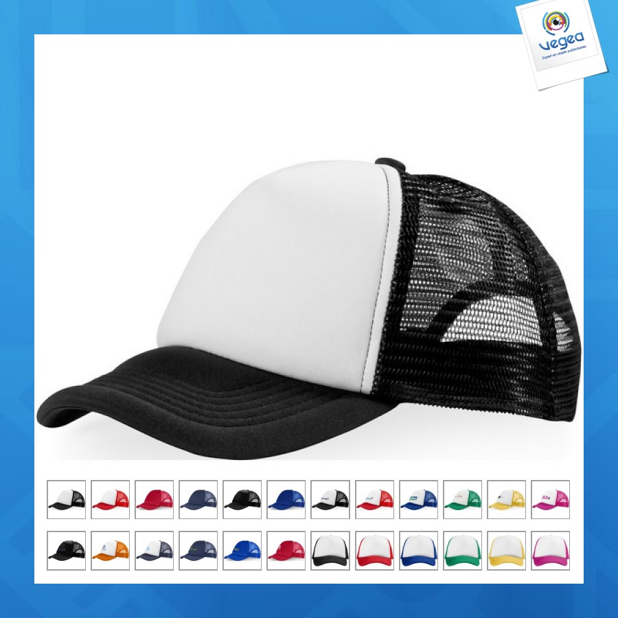 Casquette promotionnelle 5 panneaux trucker