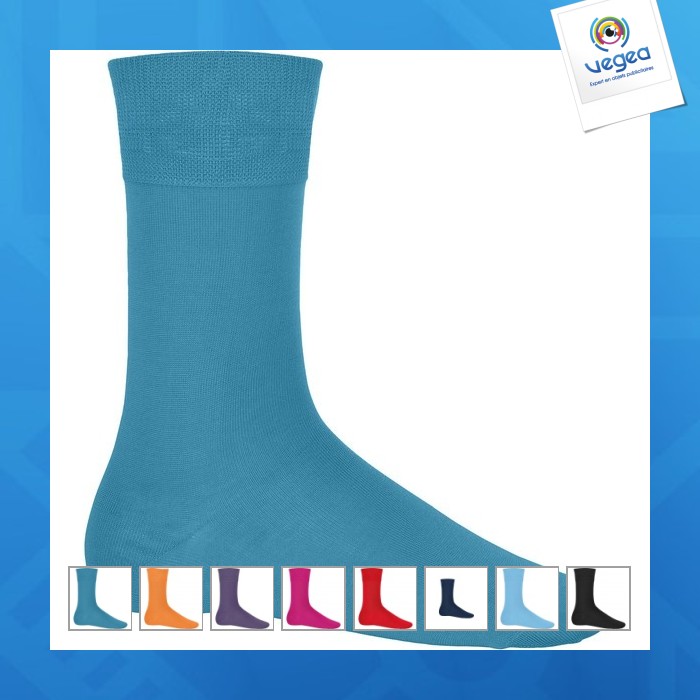 Chaussettes publicitaires coton ville