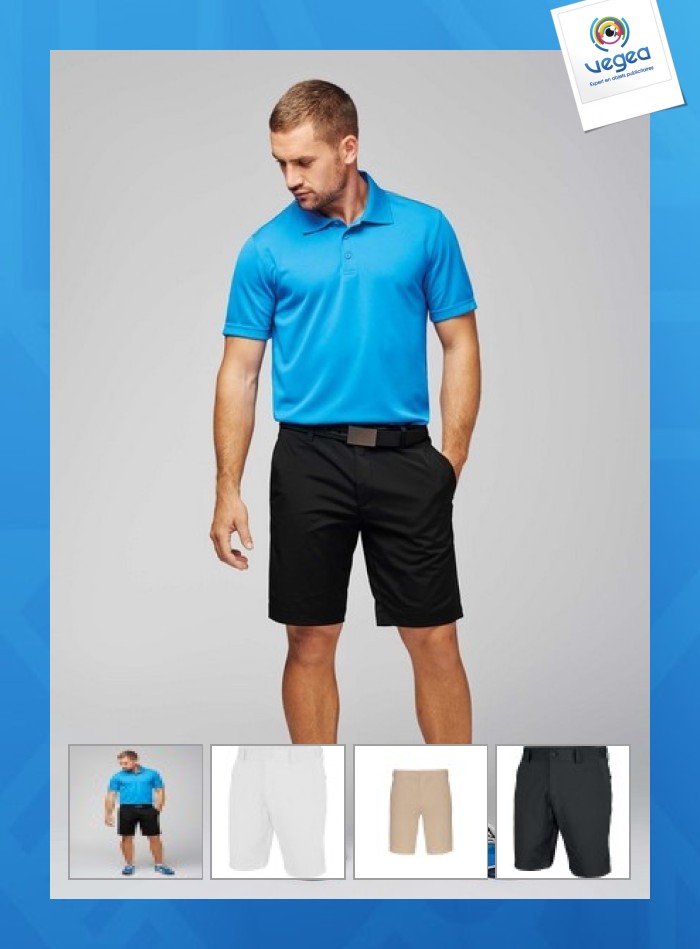 Bermuda personnalisable de golf