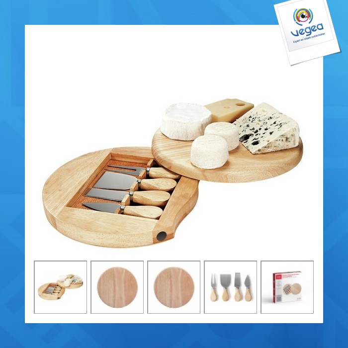 Plateau à fromage personnalisable pivotant