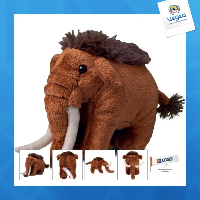 Peluche mammouth personnalisable - mbw