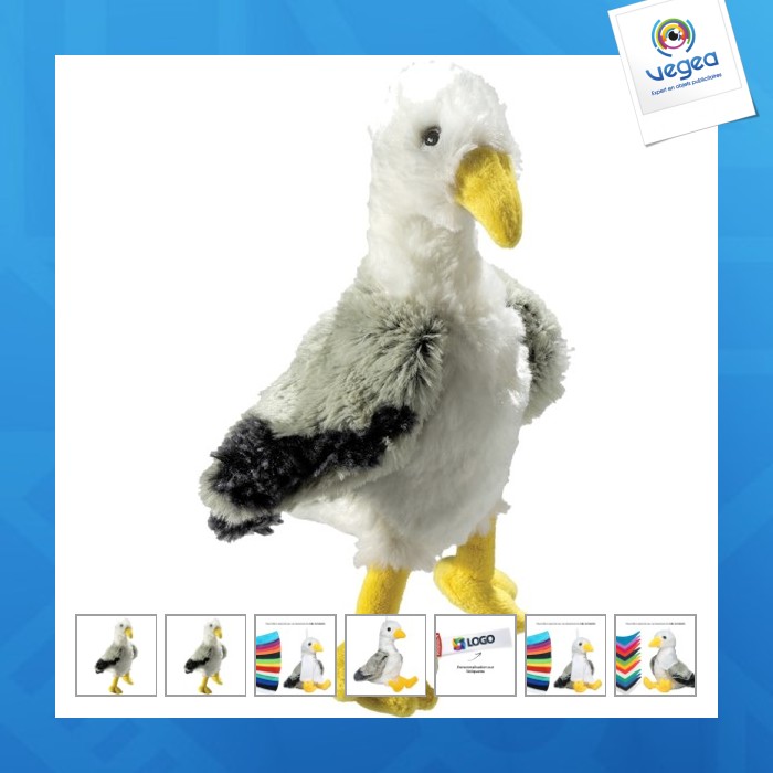 Peluche promotionnelle goéland - mbw