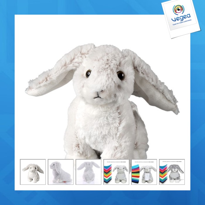 Peluche lapin publicitaire - mbw