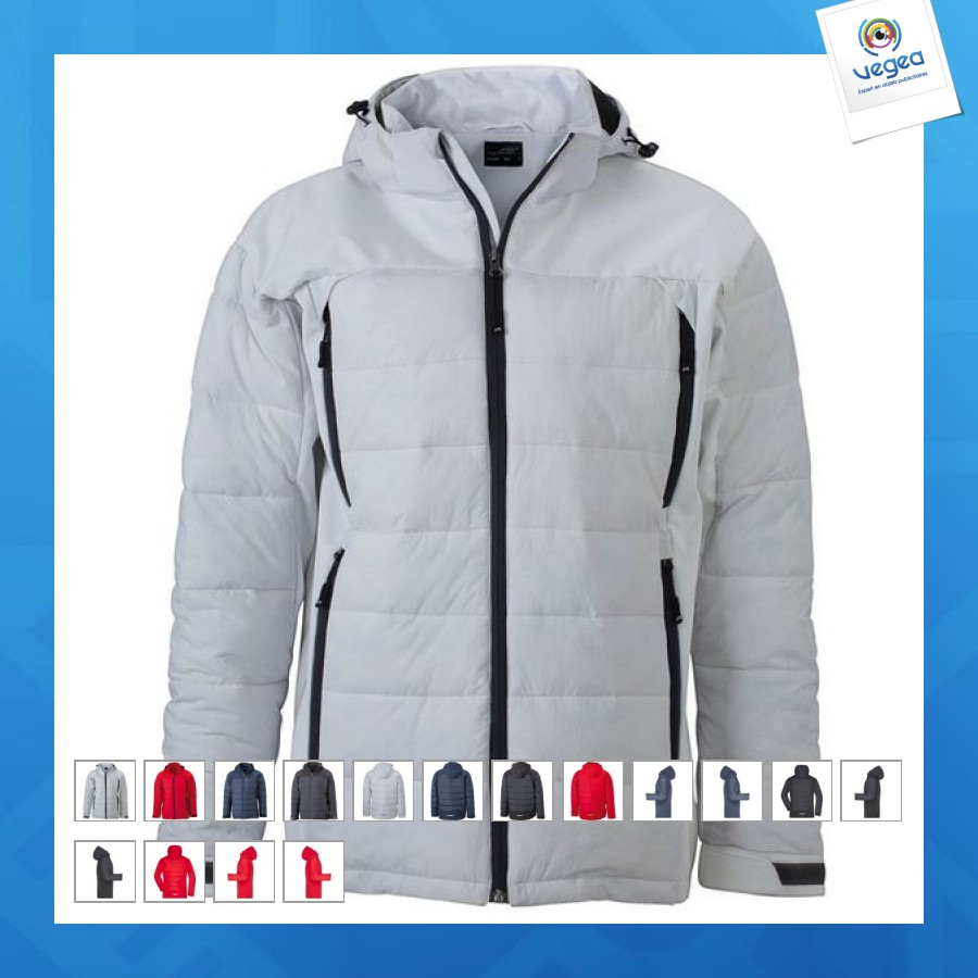 Doudoune personnalisable à capuche
