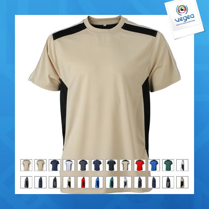 T-shirt personnalisé workwear homme - james nicholson