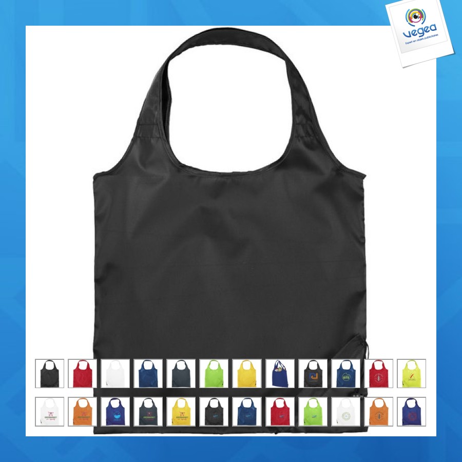 Sac shopping pliable promotionnel bungalow 7l