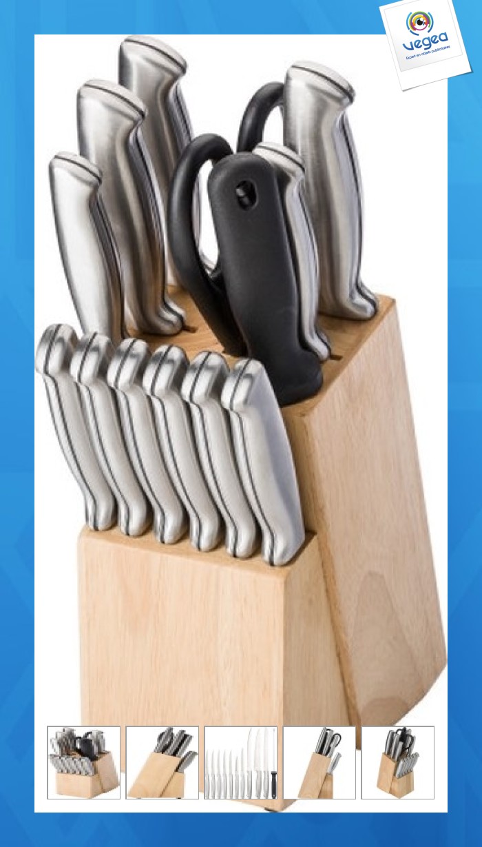 Set composé de 11 couteaux