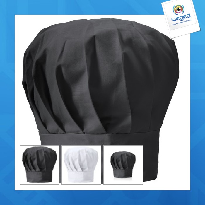 Toque publicitaire de cuisine 35% coton / 65% polyester