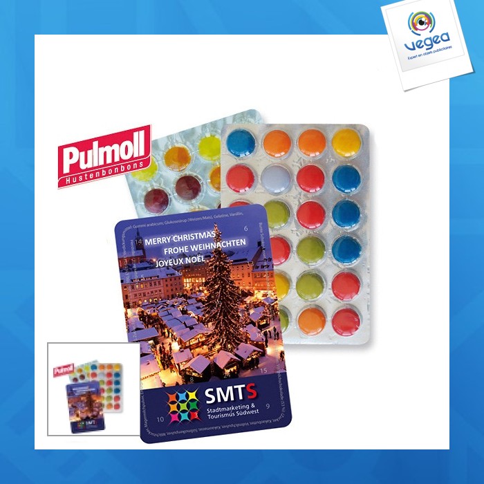Le plus petit calendrier du monde avec bonbons en chocolat