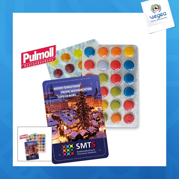 Le plus petit calendrier de l'avent personnalisable du monde avec pulmoll