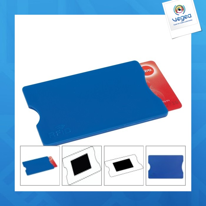étui carte de crédit anti rfid personnalisé