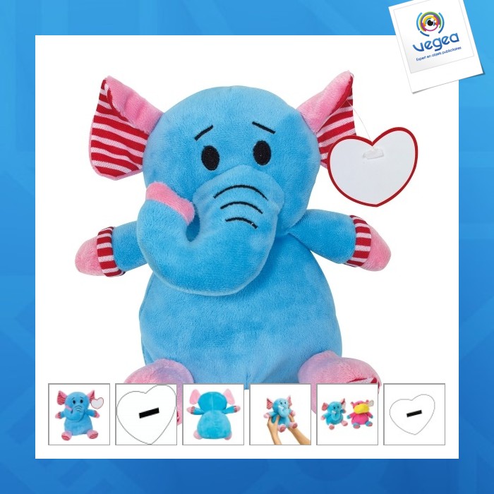 éléphant en peluche "ben"