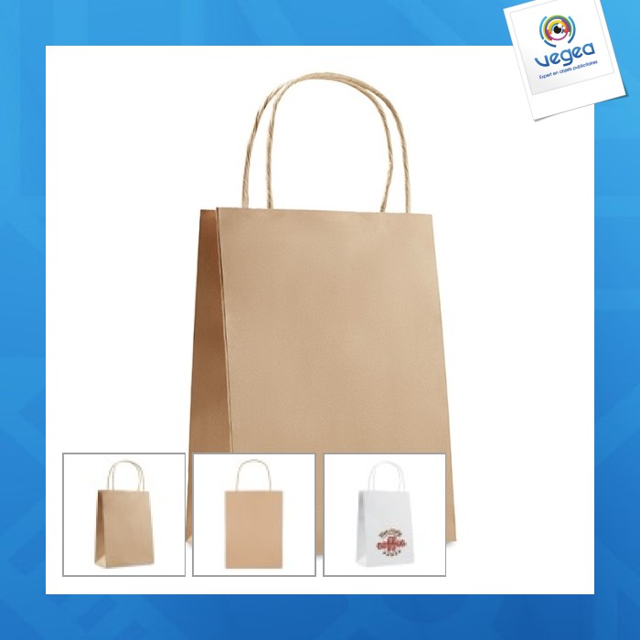 Petit sac en papier personnalisé 150g/m²