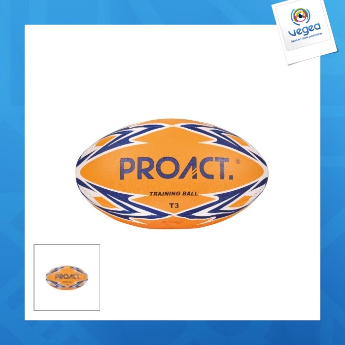 Ballon de rugby publicitaire challenger t3