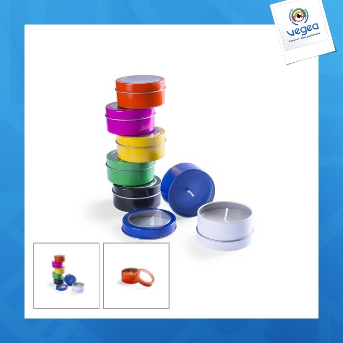 Bougies personnalisables en métal