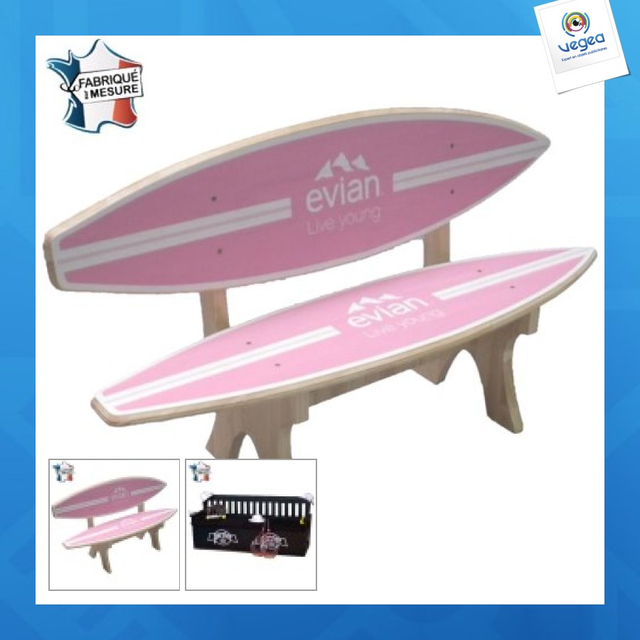 Banc personnalisable