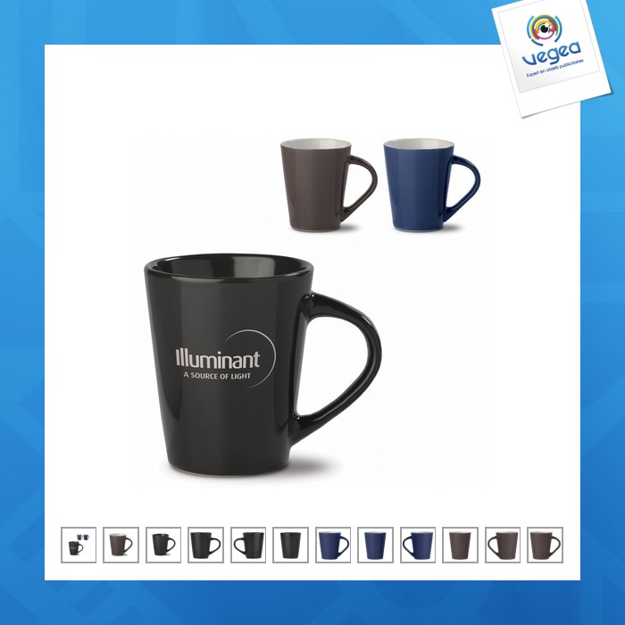 Mug conique en grès 80x98mm