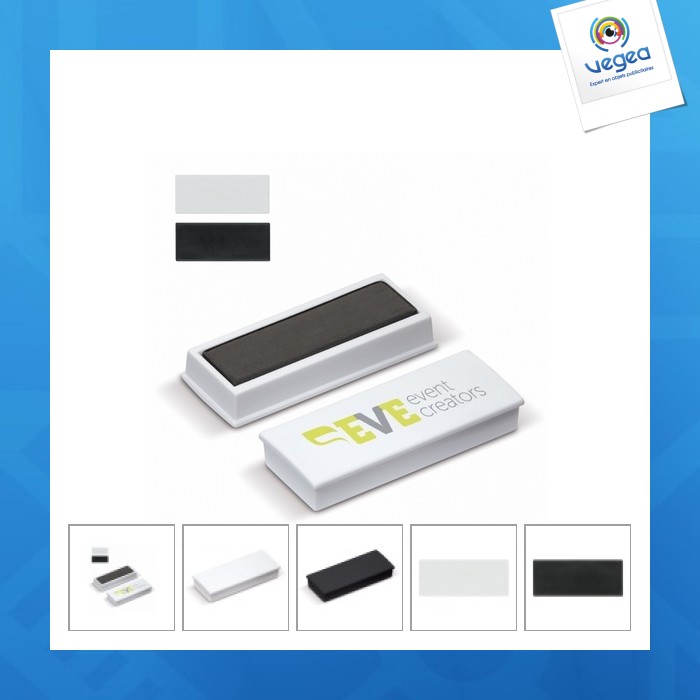 Aimant publicitaire rectangulaire