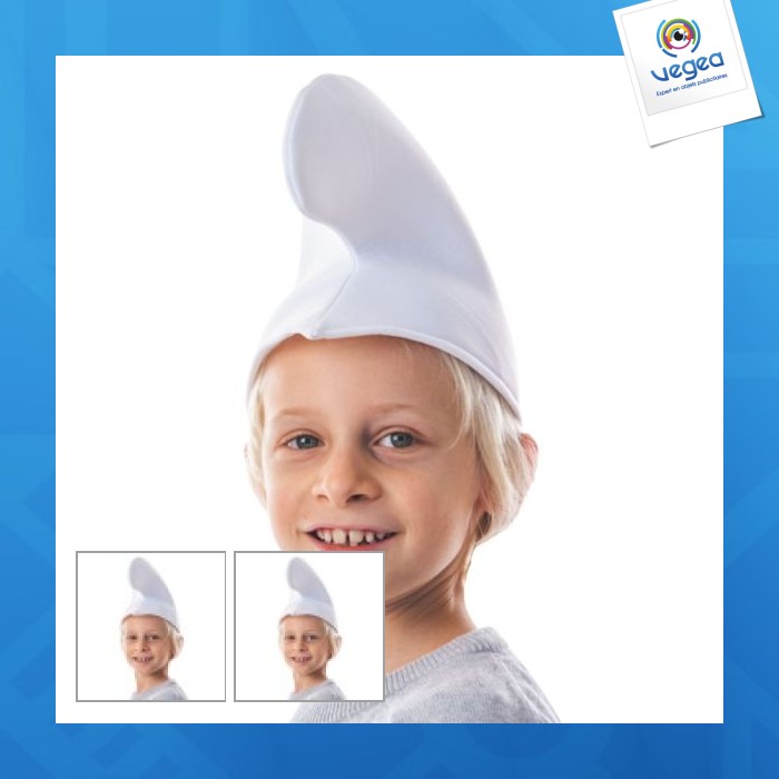 Bonnet publicitaire lutin bleu enfant Bonnet publicitaire lutin bleu enfant