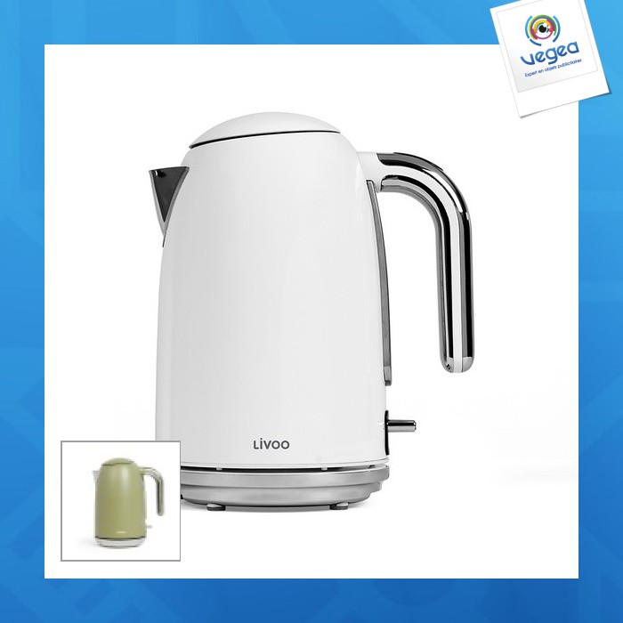 Bouilloire personnalisable rétro 1.7l Bouilloire personnalisable rétro 1.7l