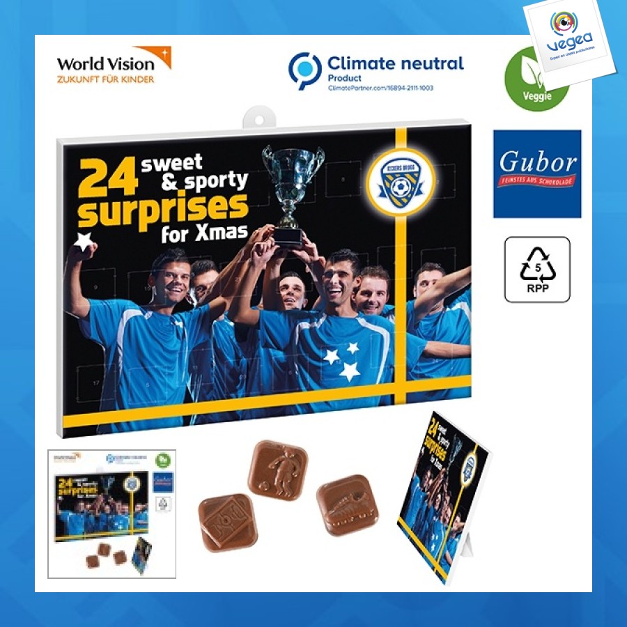 Calendrier de l'avent personnalisé football business