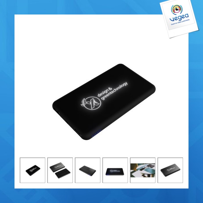 Chargeur personnalisé solaire lumineux 5000mah