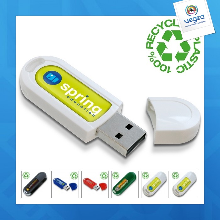 Clé usb personnalisée plastique recyclé clé USB
