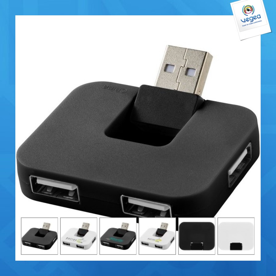Hub usb personnalisable 4 ports gaia Hub usb personnalisable 4 ports gaia