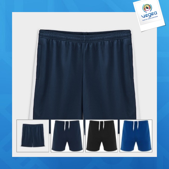 Lazio - bermuda personnalisable multisport. poches latérales avez zip Lazio - bermuda personnalisable multisport. poches latérales avez zip