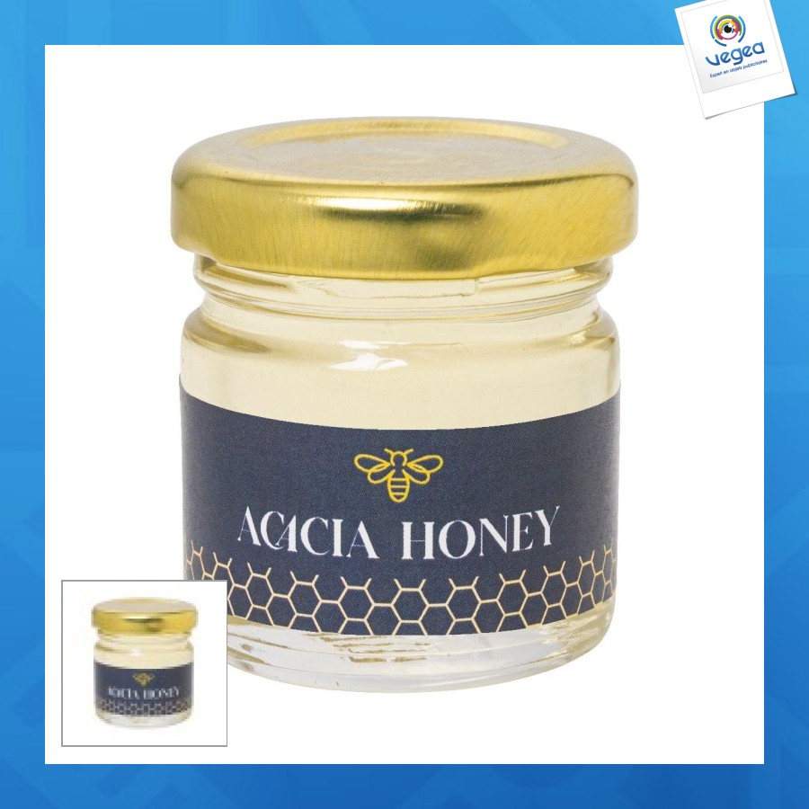Miel publicitaire d'acacia 50 g Miel publicitaire d'acacia 50 g