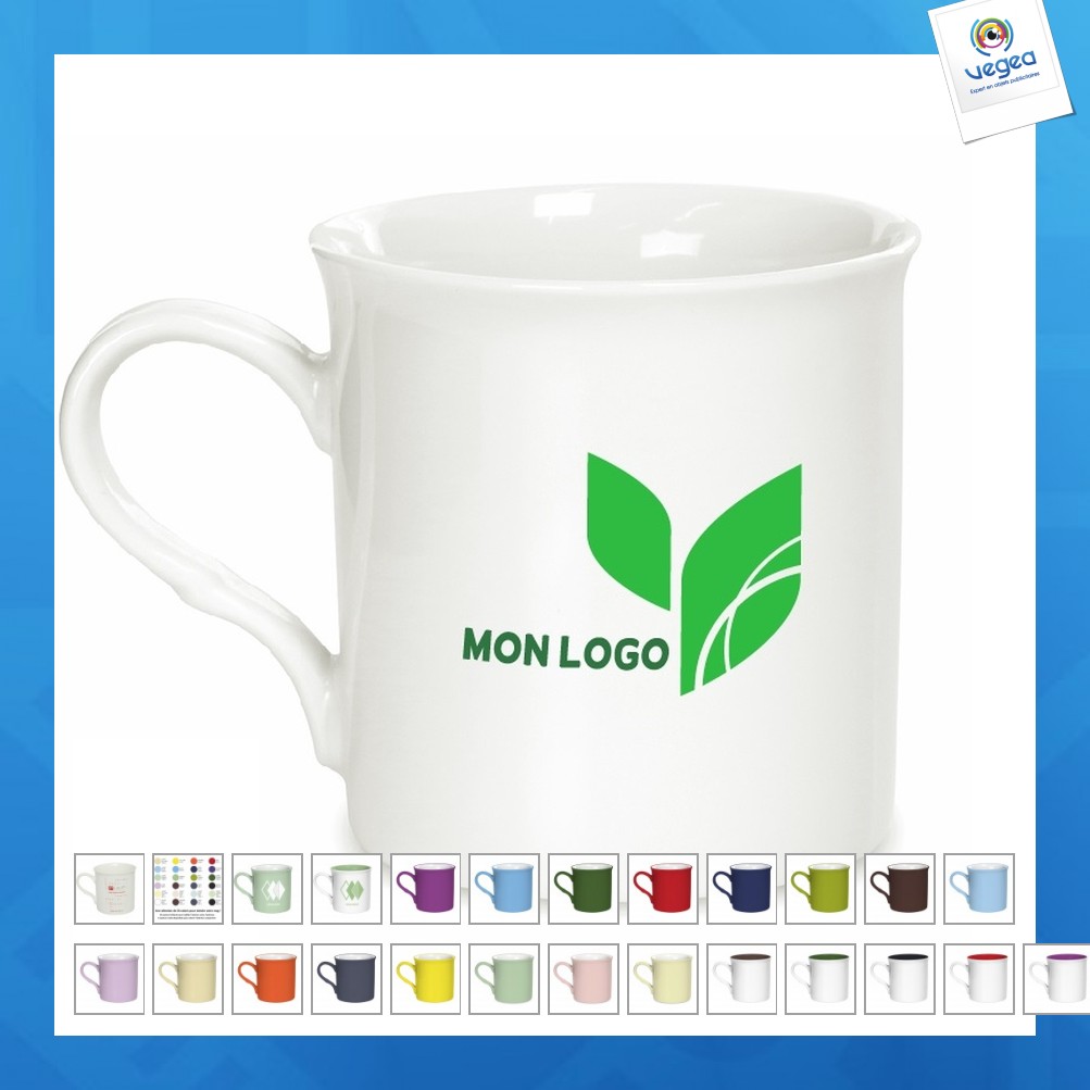Mug porcelaine avec logo 33cl Mug porcelaine avec logo 33cl