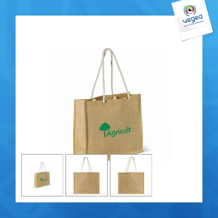 Sac Shopping Tote Bag En Toile - Motif Vintage Australian Rail - 38x42 Cm, 10 L - Fabriqué En France